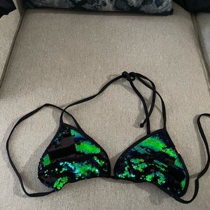 Doll brand "midnight mermaid Sequin triangle top"